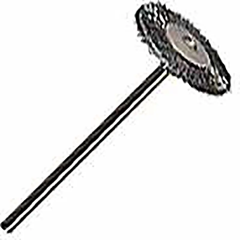0.003″ Steel Wire Wheel Brush – 3/4″ Diameter, 3/16″ Trim, 3/32″ Shank 1