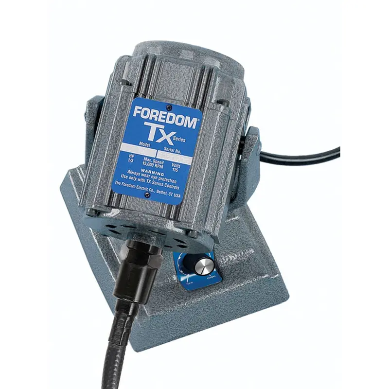 1/3 Hp Txm Bench-Mount Motor – 60-Inch Heavy-Duty Square Drive Shaft & Sheath, Built-In Dial Speed Control (115V) 1