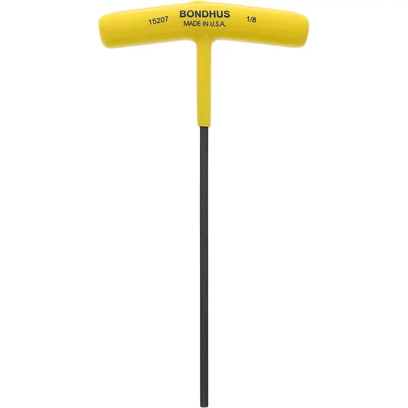 1/8" Hex T-Handle – 6-Inch Length, Carded Packaging 1