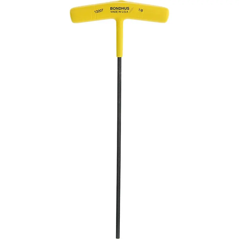 1/8" Standard Hex T-Handle – Carded Packaging 1
