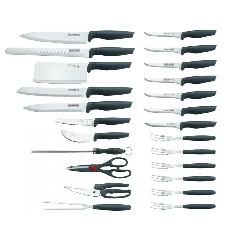 24-Piece Professional Stainless Steel Knife Set 1