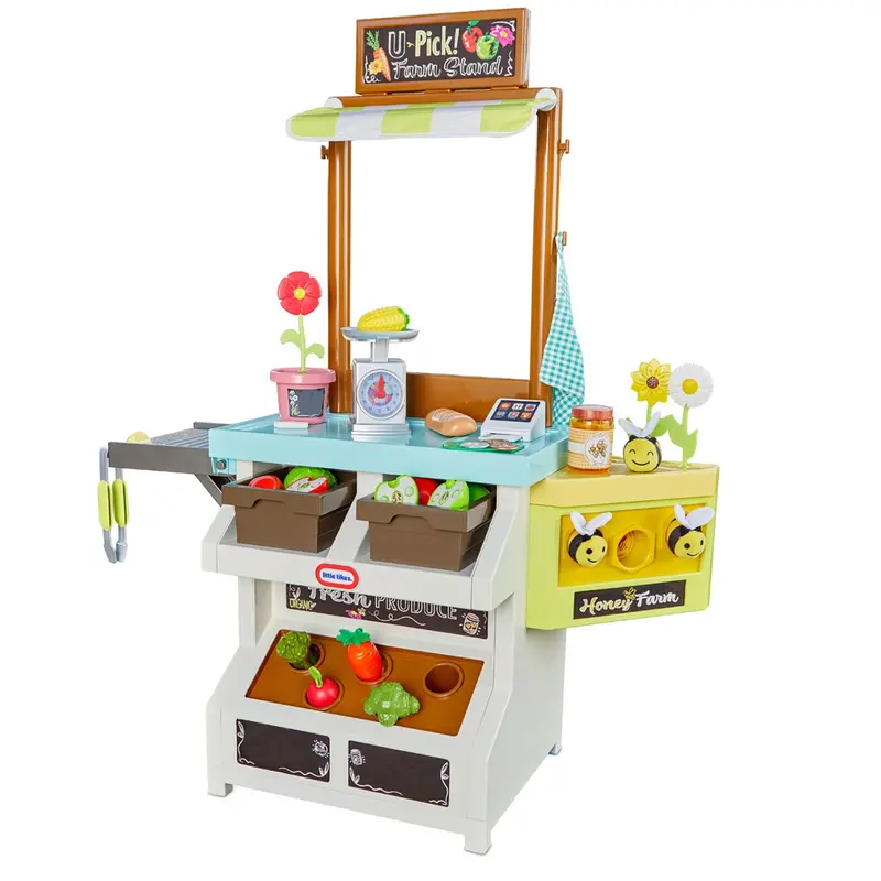 3-In-1 Garden-To-Table Pretend Play Market 1