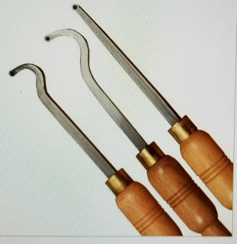 3-Piece Carbide Mini Hollowing Tool Set For Detail Woodturning 1