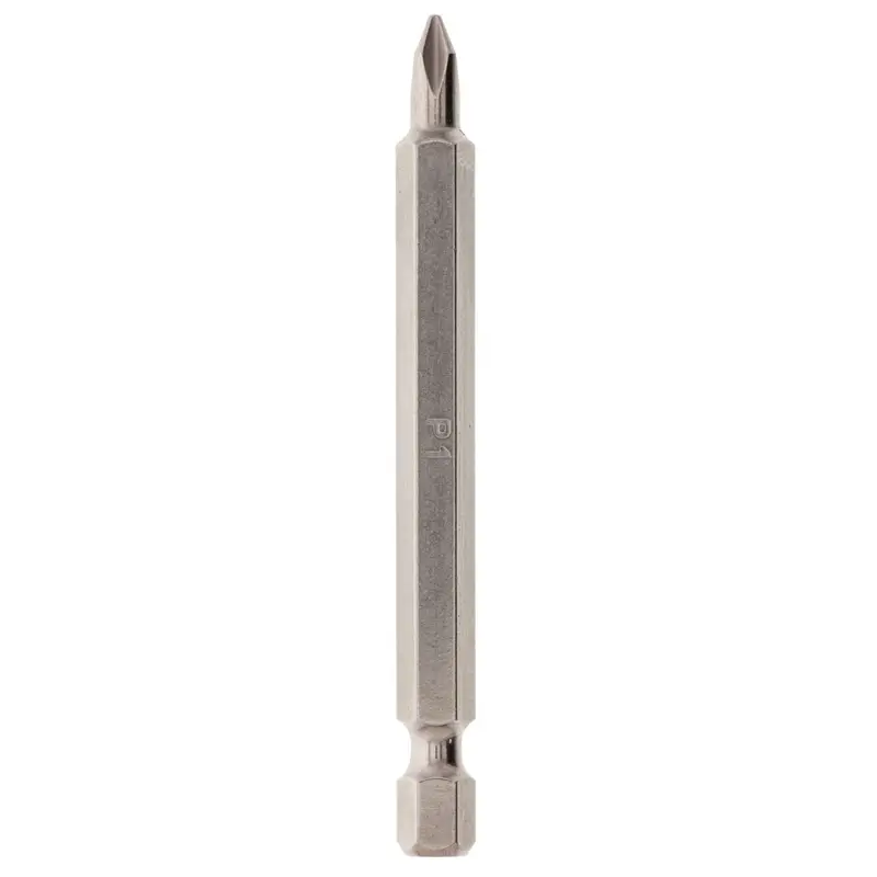 3″ Electroless Nickel-Plated Phillips #1 Bit 1