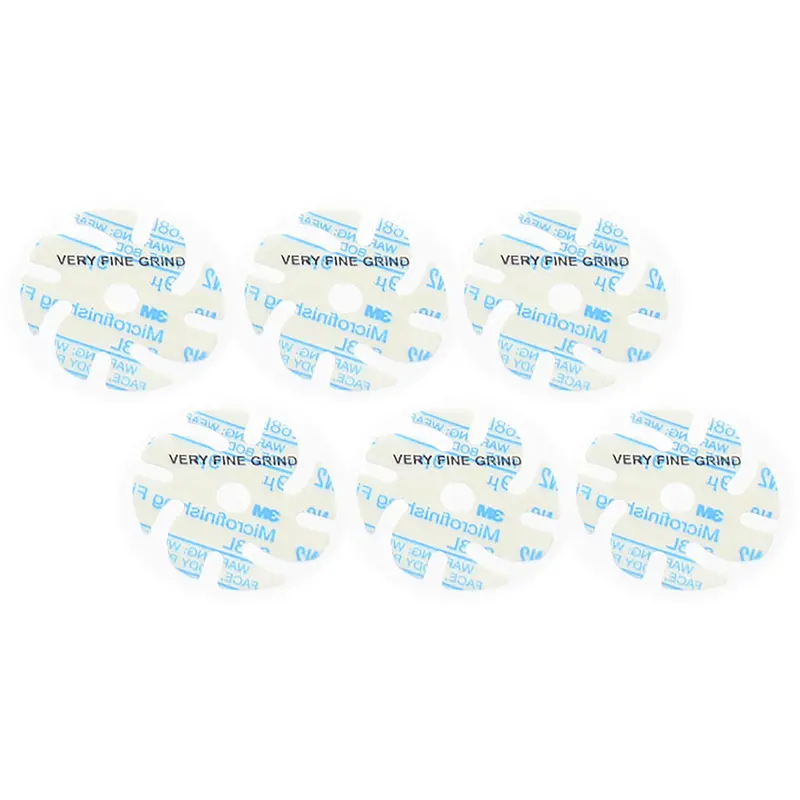 3M 3-Inch See-Through Microfinishing Film – 9 Micron, 6-Pack 1