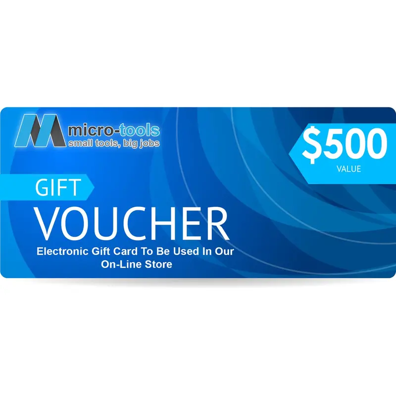$500 Micro-Tools Gift Certificate – Flexible E-Gift Option 1