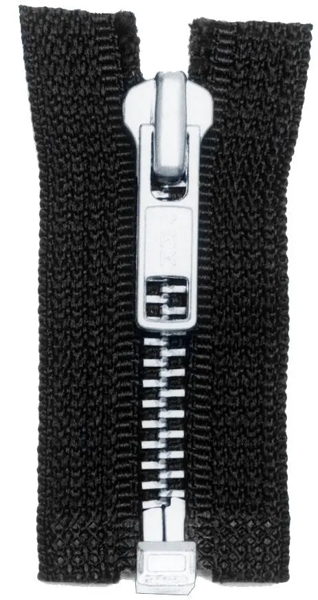 #6 Black Fabric Zipper – Durable Coil Construction For Apparel & Bags 1