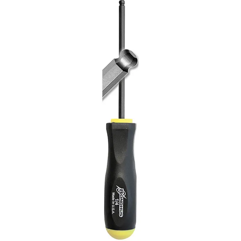 7/32" Ball-End Screwdriver – 8.4" Long, Single-Piece Bulk Pack 1