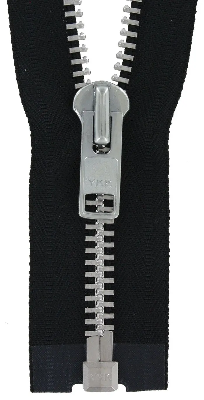 #9 Heavy-Duty Black Fabric Zipper – Reinforced Coil For Luggage & Outerwear 1