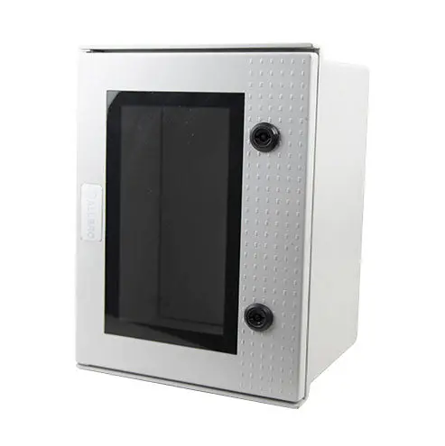 Allbro Allbrox 5 Clear Polycarbonate Window Enclosure – 500×350×200Mm, Grey 1