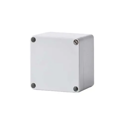 Allbro Enlec Polycarbonate Ip66 Enclosure – 80×80×55Mm, Grey 1