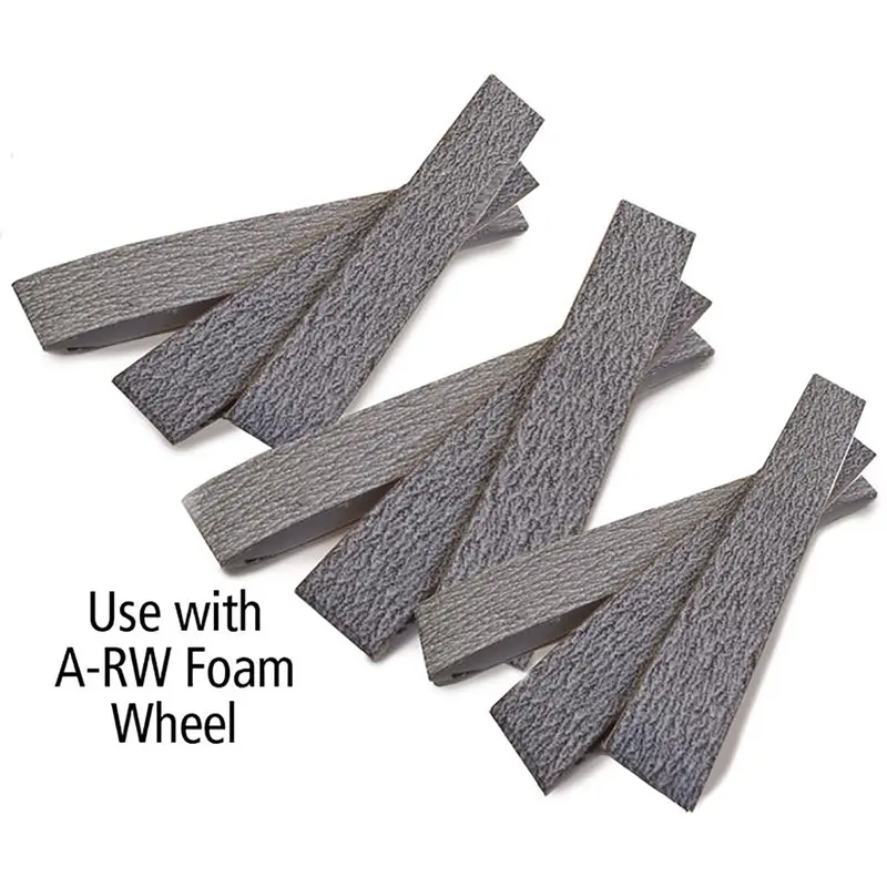 Aluminum Oxide Sanding Belts – 4" × 1", Assorted Grits (320–1000), Pack Of 10 1