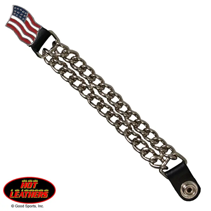 American Flag–Inspired Chain Vest Extender 1