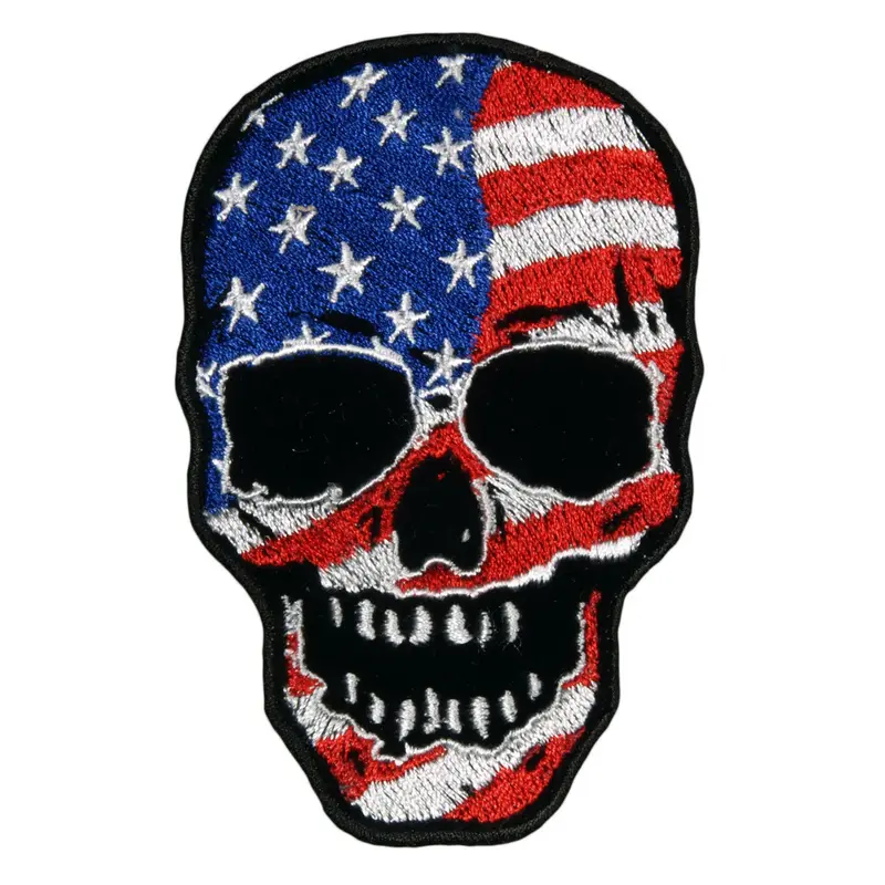 American Flag Integrated Skull Design 1