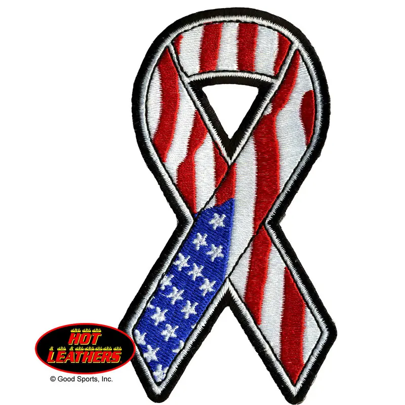 American Flag Ribbon Symbol 1