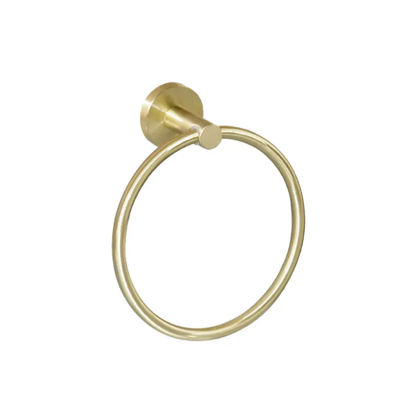 Aurum-Style Round Towel Ring In Polished Finish 1