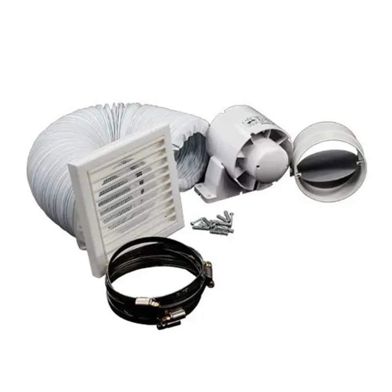 Axial In-Line Duct Fan Kit – 100Mm Diameter 1