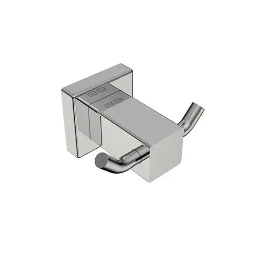 Bathroom Butler 8511 Double Robe Hook – Round Wall-Mount Design 1
