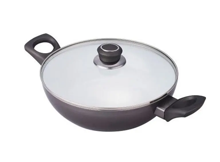 Bergner Bg-6653 Wok With Clear Glass Lid – 4.9 L Versatile Stir-Fry Cookware 1