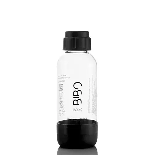 Bibo 500Ml Fizz Bottle – Matte Black Design 1