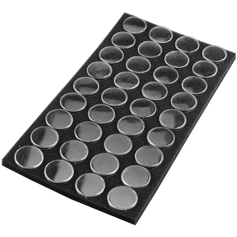 Black Foam Gem Organizer – 36-Cavity Tray With Snap-On Lids (1.5" X 0.75") 1