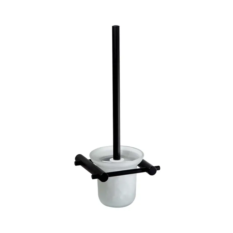 Black Toilet Brush Holder With Concealed Mount – Blutide 1