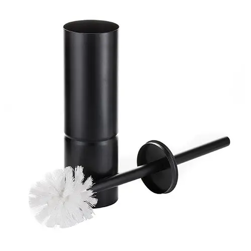 Black Toilet Brush Stand – Hygienic, Non-Slip Base 1
