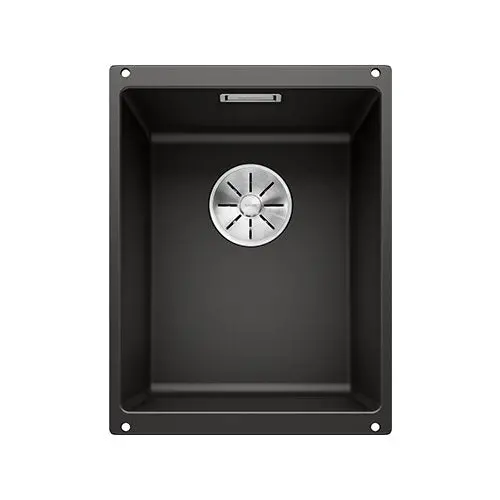 Blanco Subline 320-U Black Silgranit Undermount Single-Bowl Sink 1