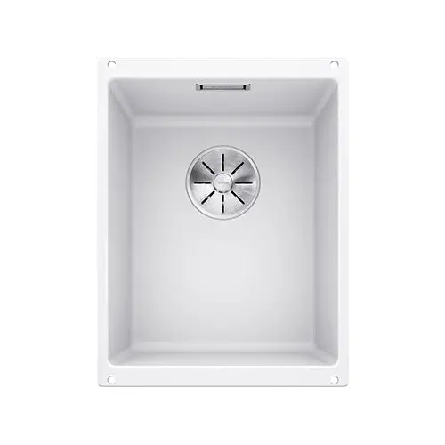Blanco Subline 320-U White Silgranit Undermount Single-Bowl Sink 1