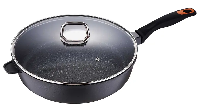 Blaumann Bl-1087 Heavy-Duty Deep Frying Pan With Lid – 24 Cm Non-Stick Cookware 1
