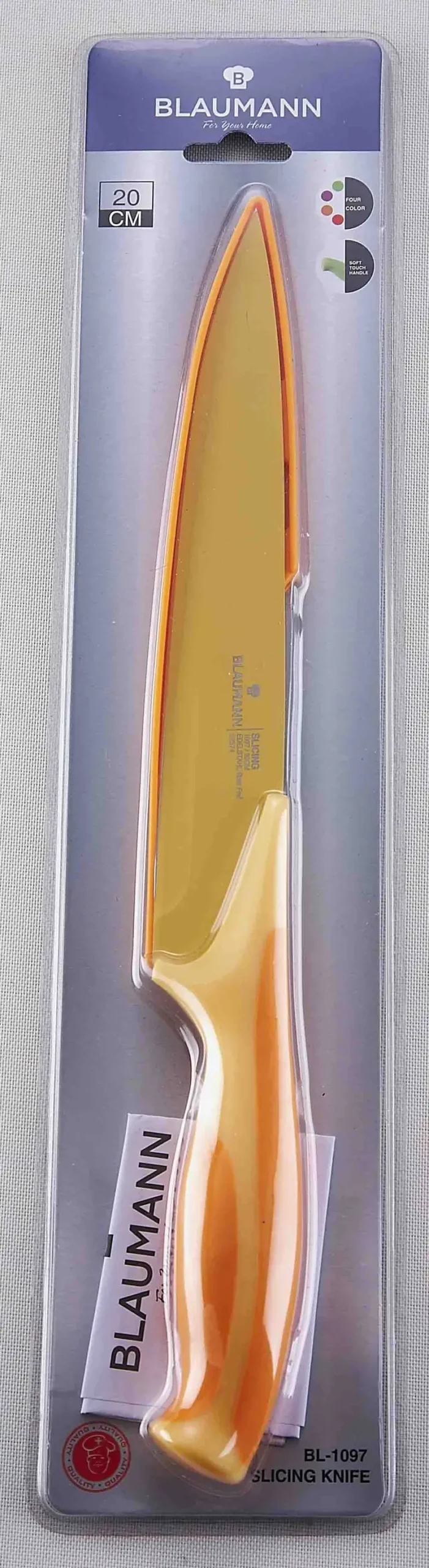 Blaumann Bl-1097 Precision 8-Inch Slicing Knife With Safety Sheath 1