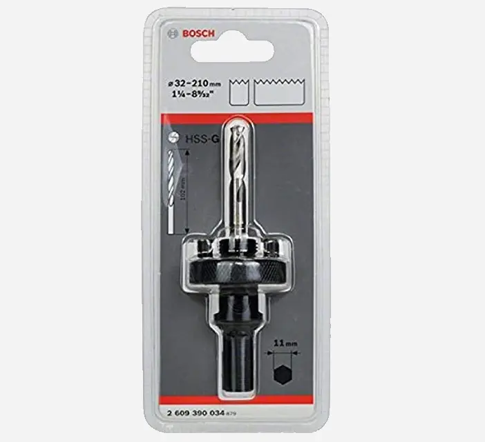 Bosch Bi-Metal Hex Holesaw Adapter – Enables Use Of Standard Holesaws On Drill Chucks 1