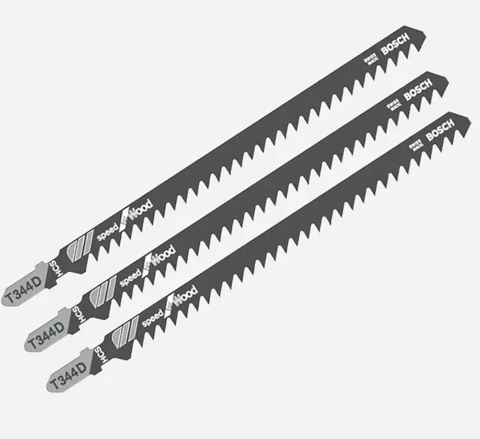 Bosch T344D Jigsaw Blade For Thick Wood – Speed-Cut Design 1