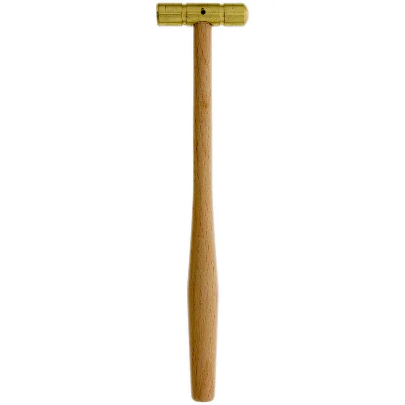 Brass Bench Hammer – 2-Ounce Head For Delicate Metalwork 1