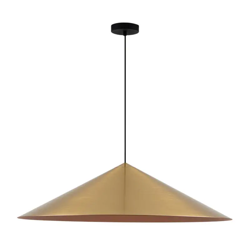 Bright Star 40W Aluminum Pendant Light – Brushed Gold Finish 1