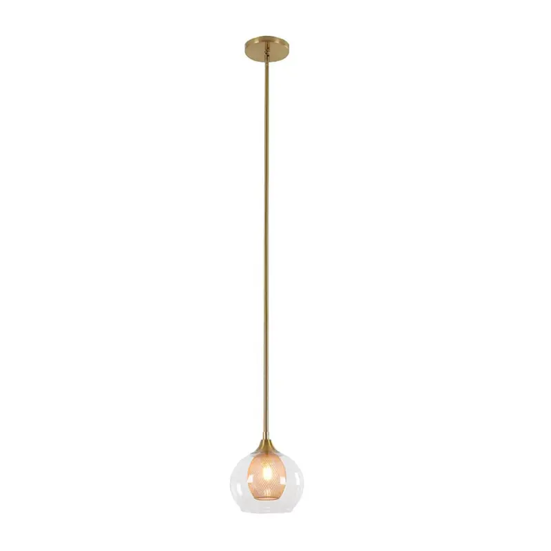 Bright Star 40W Metal Pendant Light – Brushed Gold Finish 1