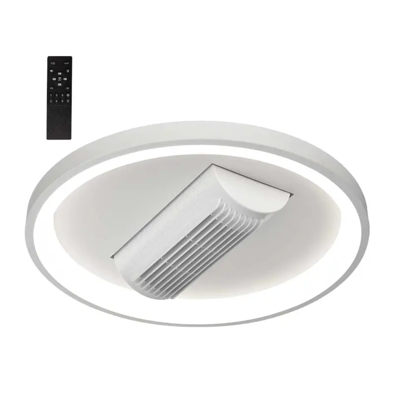 Bright Star Adjustable Color Temperature Ceiling Fan – 27W, 1500Lm, White Design 1