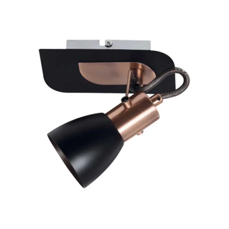 Bright Star Black And Copper Gu10 Spotlight – 50W Single Head 1