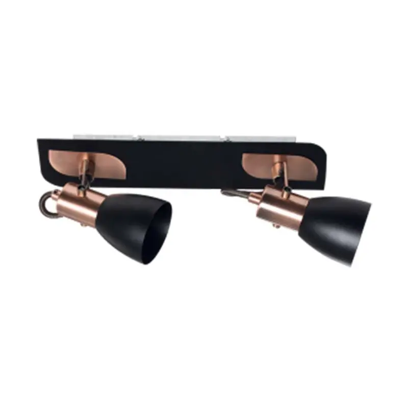 Bright Star Black & Copper Dual Gu10 Spotlight – 2X50W 1