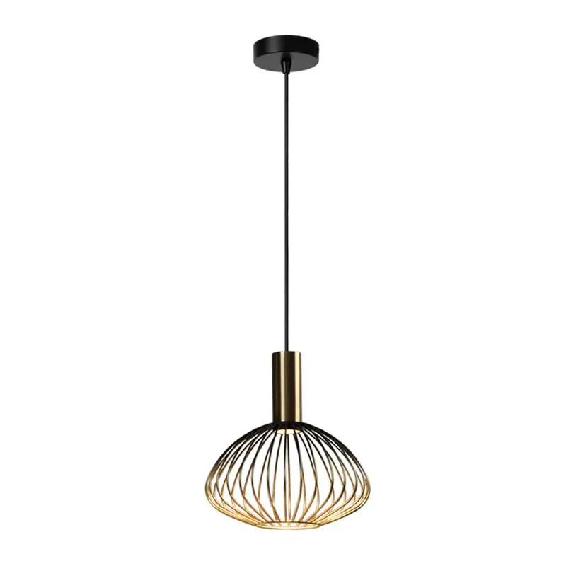 Bright Star Gu10 5W Metal Pendant – Dual-Tone Black & Gold 1