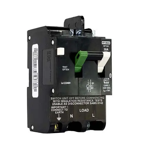 Cbi Sf15C 1P+N Rccb – 6Ka, 100A Rated Current 1
