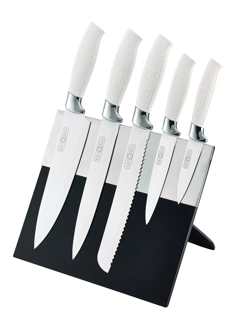 Cenocco Cc-Mag5W Magnetic 5-Piece Chef Knife Collection 1