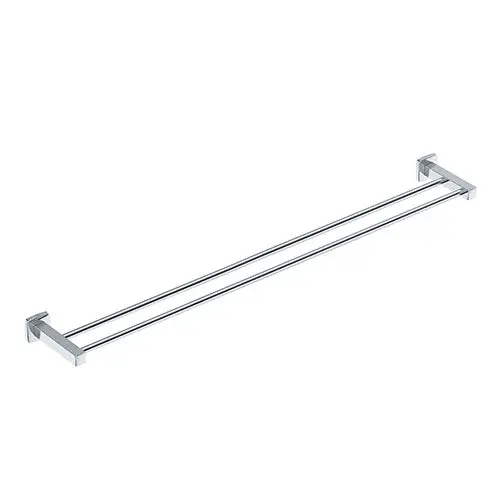 Chrome Double Towel Rail – 800Mm Integrity Series 1