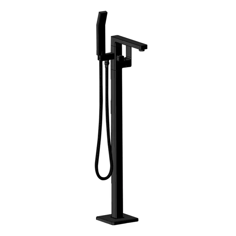 Cobra Arrive Freestanding Bath Faucet In Matte Ebony Finish 1