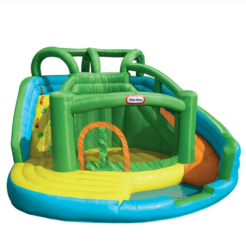 Convertible Wet And Dry Bouncer With Integrated Water Slide 1
