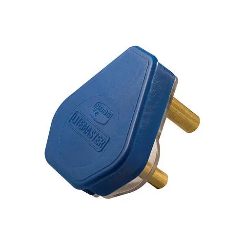 Crabtree Blue 16A 3-Pin Standard Domestic Plug Top 1
