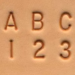 Craftool 1/4" (6 Mm) Alphabet And Number Stamp Combo 1