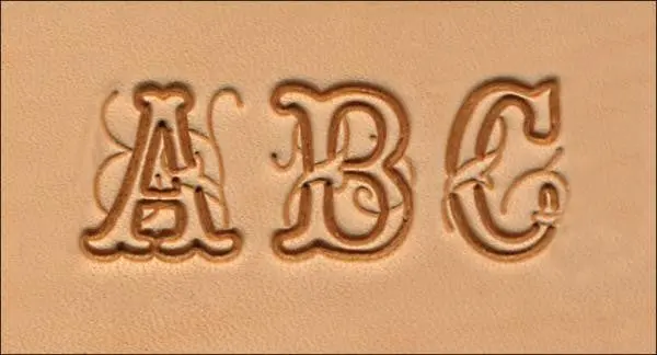 Craftool 3/4" (19 Mm) Script-Style Alphabet Stamp Set 1