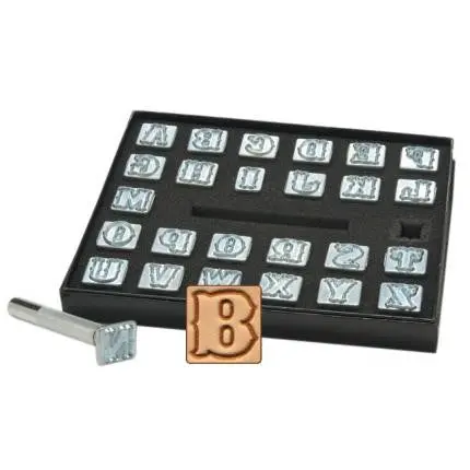 Craftool Standard Alphabet Stamp Collection – Uppercase Letters 1