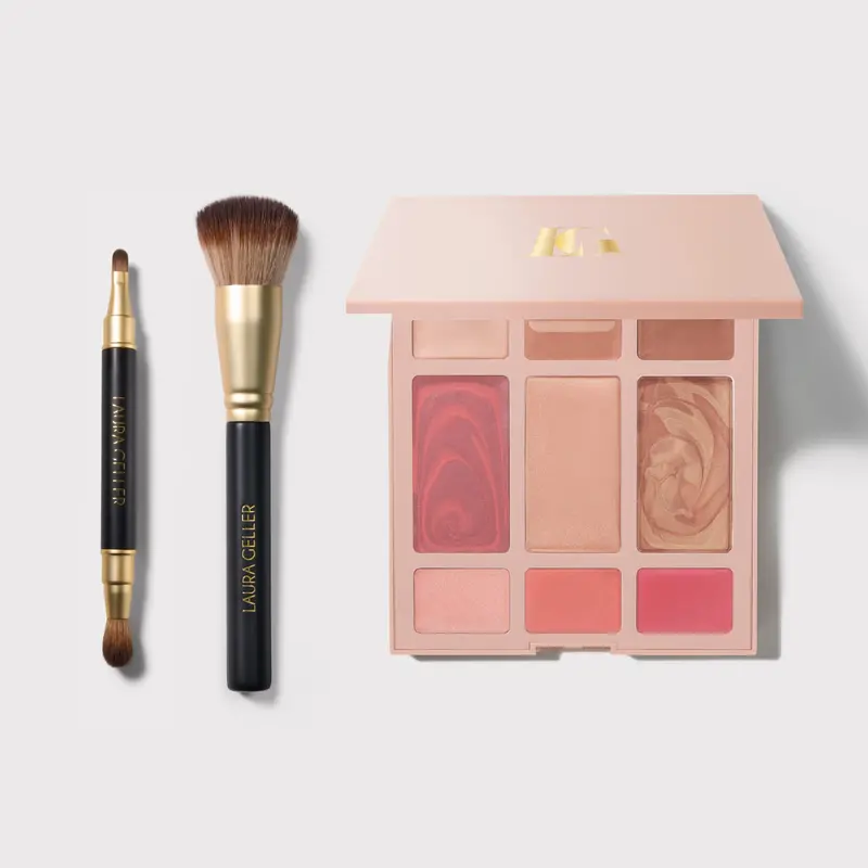 Cream Palette & Brush Essentials Set (3-Piece) 1